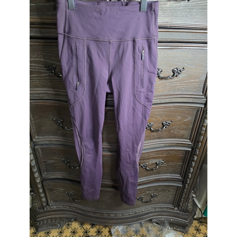 Lululemon Tight Stuff Tight II 25 Purple High Rise Leggings W5AGMS Size 4